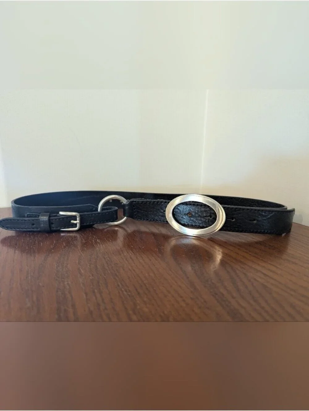 Y2K Vintage Jacob Leather Hip Belt Convertible Waist Belt, Made In Canada Size S